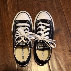 Converse Kids Classic Black and White Sneakers